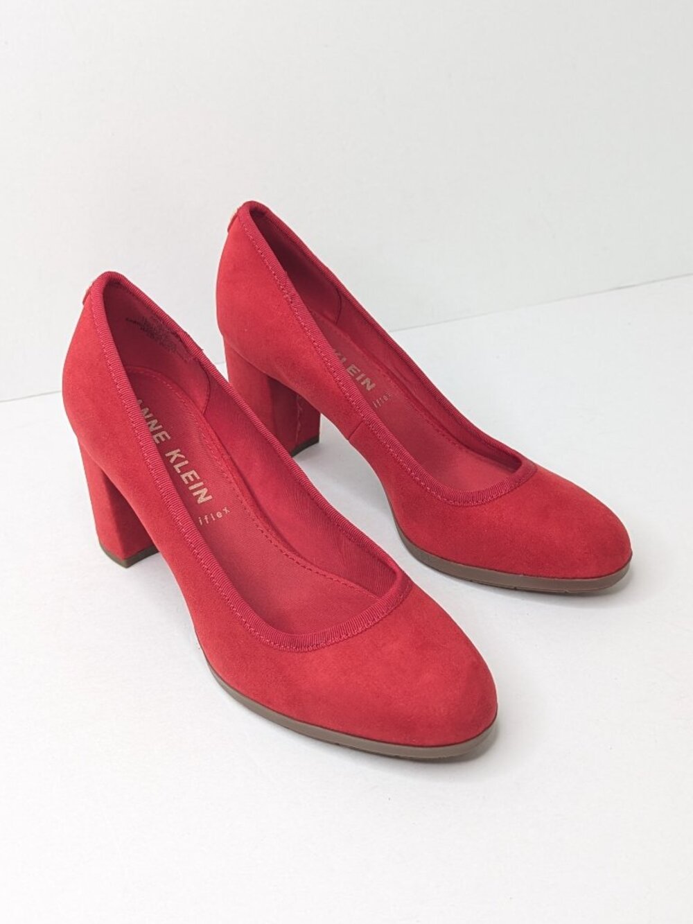 Anne Klein Celia Pumps Red Womens 8